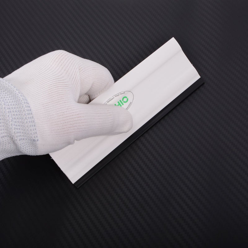 FOSHIO 6 Inch Rubber Squeegee for Kitchens, Glass, Shower and Car Windows, Pack of 3 (White) - Image 3